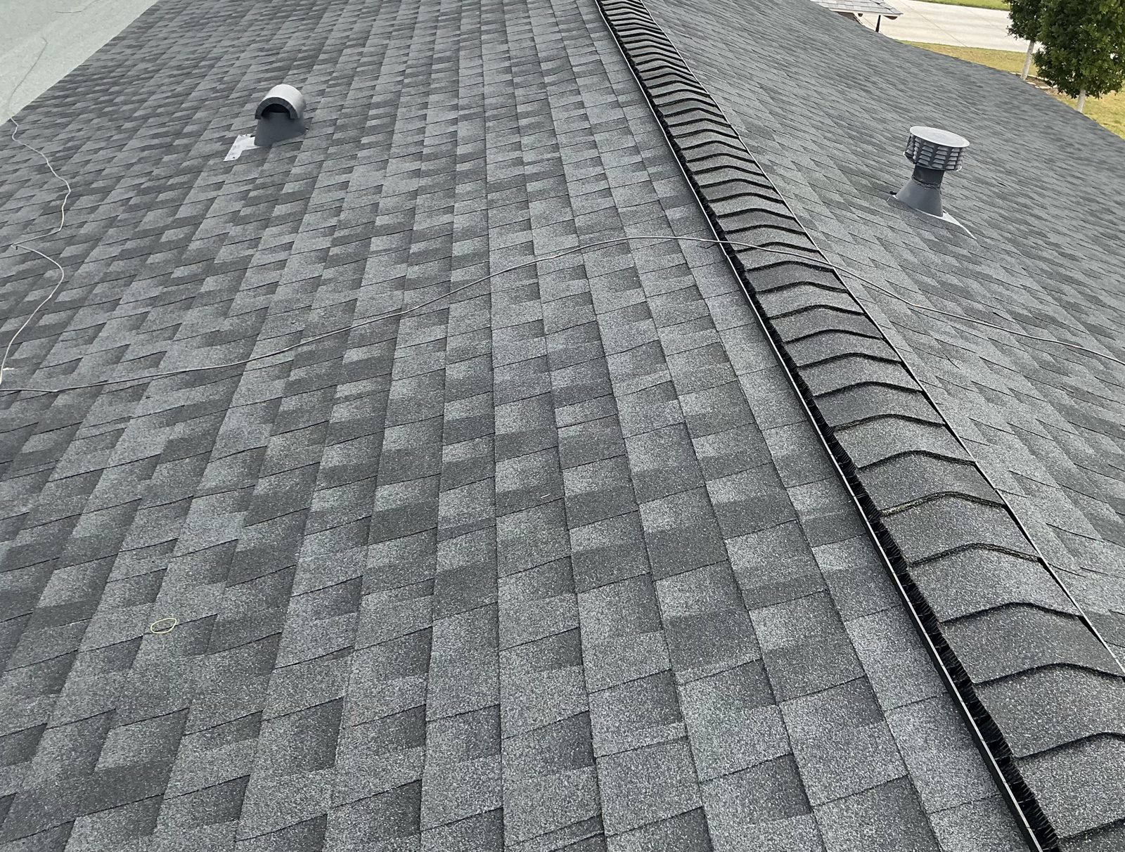 Shingle roof